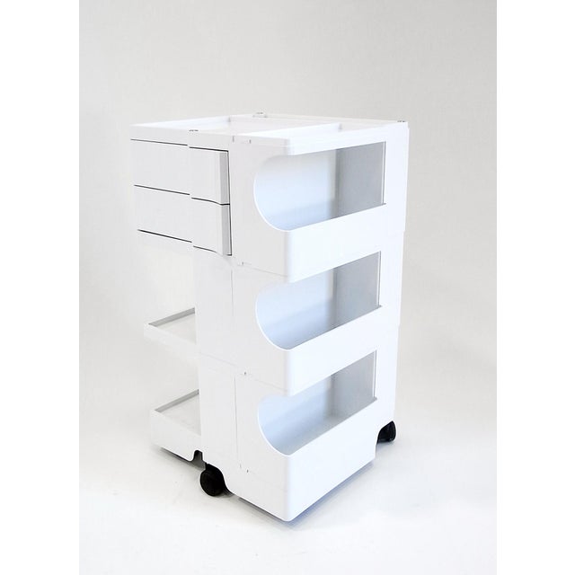 Vintage Boby Cart in White by Joe Colombo for B-Line, Italy, 2009, in Very Good conditions. Designed 1980 to 1989 This...