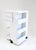 Vintage Boby Cart in White by Joe Colombo for B-Line, Italy, 2009, in Very Good conditions. Designed 1980 to 1989 This...