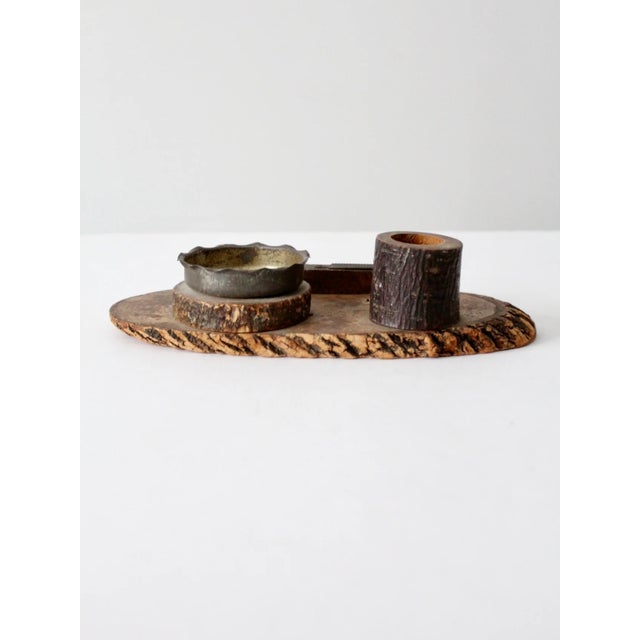 Vintage Ashtray With Match Holder and Strike For Sale - Image 4 of 8