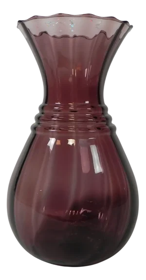 Vintage Art Deco Purple Vase, 1930s