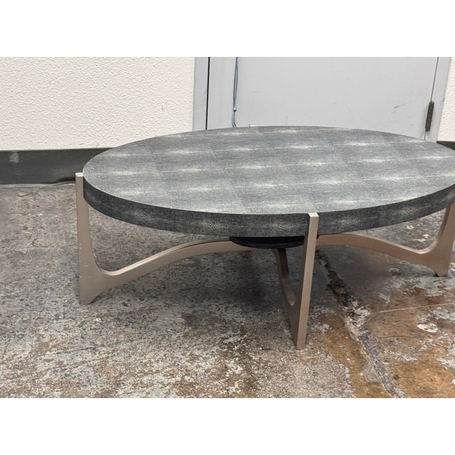 Silver Made Goods Dexter Coffee Table For Sale - Image 8 of 12