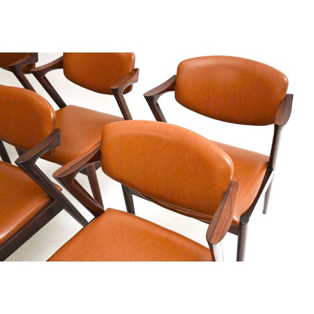 Wood Vintage Danish Dining Chairs, 1960s, Set of 6 For Sale - Image 7 of 13