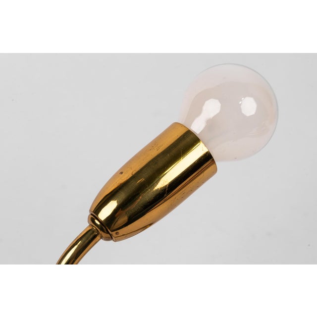 Gold Table Lamp from Rupert Nikoll, Vienna, 1960s For Sale - Image 8 of 17