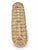 Vintage Long 21 Inch Antique White Painted Wicker Bread Basket With Handles For Sale - Image 4 of 4