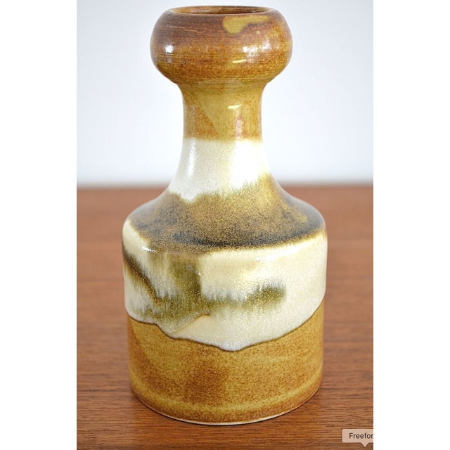 German studio ceramics by the artist Barbara Stehr from the 1970s. The ceramic is marked with the artist's original paper...