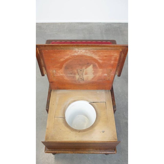 Brown Antique English Library Steps, Mid-to-Late 19th Century For Sale - Image 8 of 15