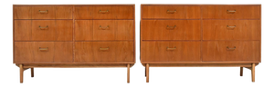 Torben Strandgaard Danish Teak Dressers (Pair)