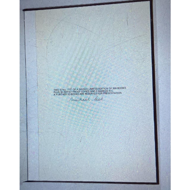 An exquisite, highly collectible late-20th-century artist's book by renowned British conceptual artist and printmaker...