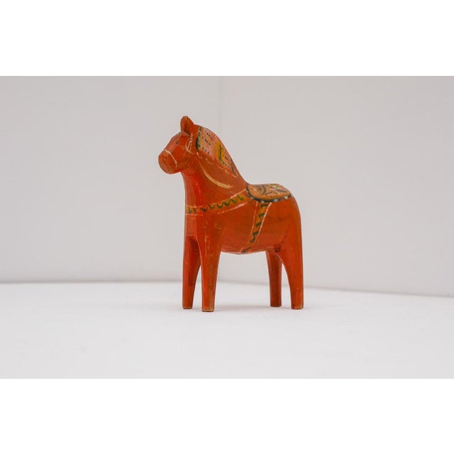1920s Vintage Swedish Handpainted Dala Horse by Nils Olsson, 1920s For Sale - Image 5 of 13
