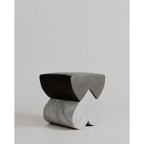 Pink Marble Heart-Shaped Cushion Amarino Seat by Esther Knopfler For Sale - Image 14 of 17