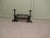 Large 19th Century Andirons with Grate These Are Heavy Hand Forged Iron Andiron, 1900 For Sale - Image 4 of 7