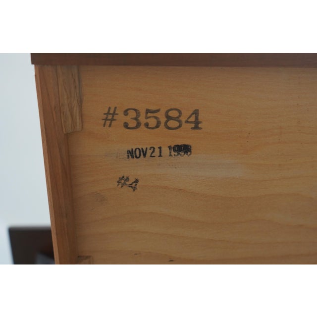 Stickley Colonial Williamsburg Mahogany Chest Nightstand For Sale - Image 18 of 18