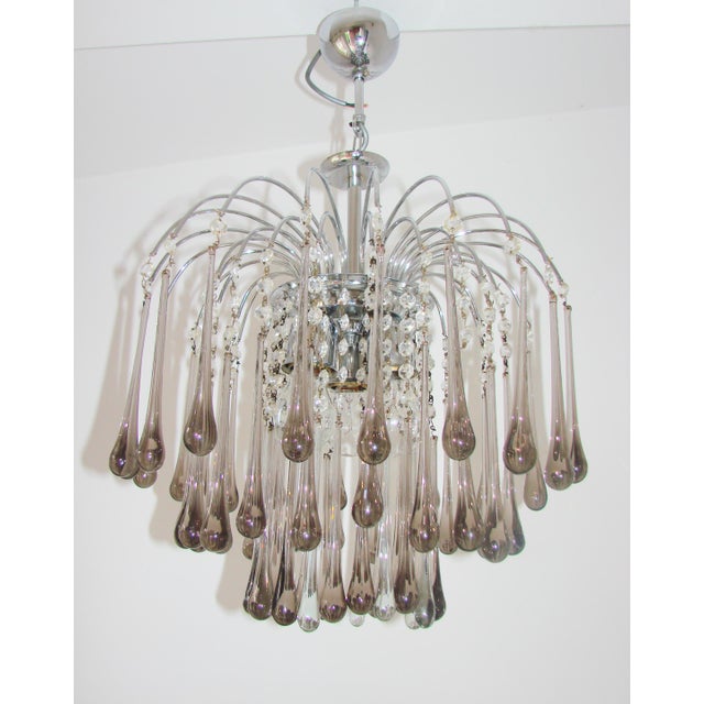 1970s Vintage Murano Chandelier by Paolo Venini, Italy, 1970s For Sale - Image 5 of 12