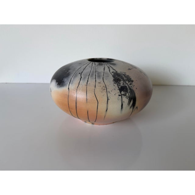 Ceramic Vintage Handmade Abstrac DesignArt Studio Pottery Vase – Signed For Sale - Image 7 of 12
