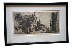Susan Fletcher Crawford, Edinburgh, 1890s-1910s, Etching, Framed