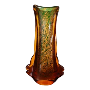 Amber Murano Glass Vase