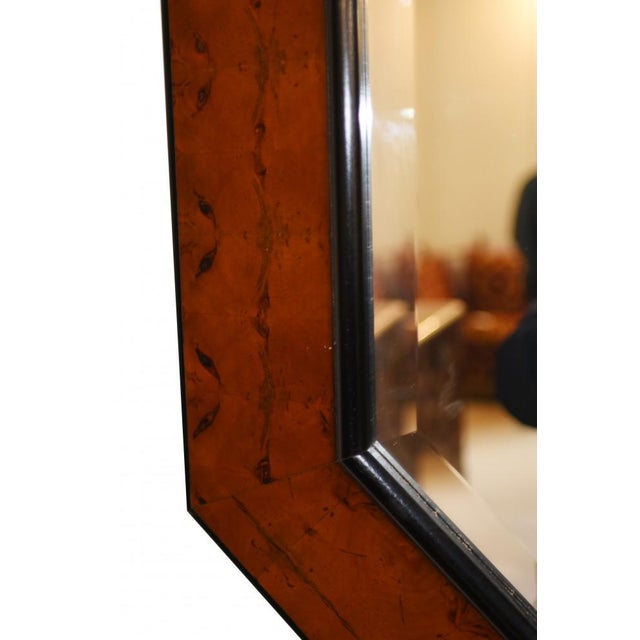 Regency Glass Octagonal Mirror For Sale - Image 5 of 9