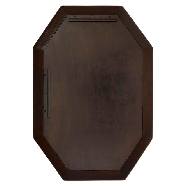 2020s Jamie Young Colony Wood and Bone Inlay Mirror For Sale - Image 5 of 6
