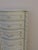 French Shabby Chic Painted Carved Tall Narrow Lingerie Jewelry Chest 6406 For Sale - Image 11 of 18