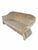 Vintage Coastal Wicker Sofa With Channel-Tufted Cranberry Cushions For Sale In Portland, OR - Image 6 of 10