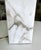 1960s Single t.h. Robsjohn-Gibbings for Hansen Table Lamp White Marble & Brass For Sale - Image 10 of 14