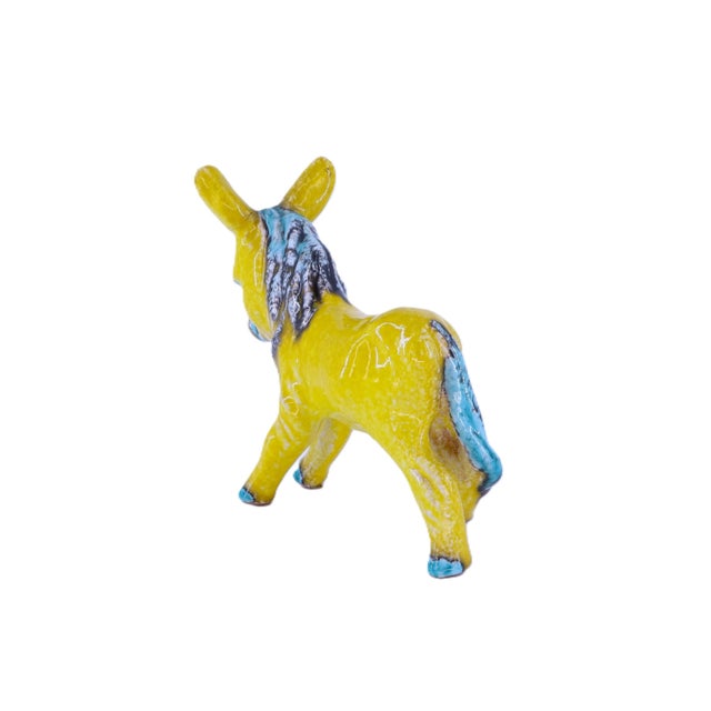 VIETRI Vintage Vietri Donkey Figurine For Sale - Image 4 of 9