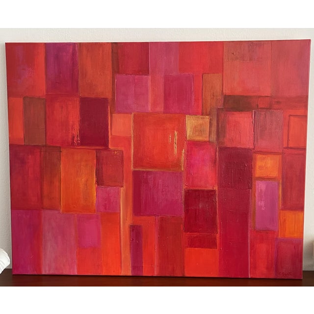 C. Barete, Abstract Fragments, 21st Century, Oil on Canvas For Sale - Image 6 of 9