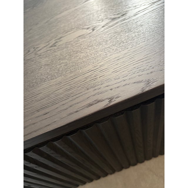 Transitional Rh Byron Coffee Table – Black Oak – Restoration Hardware For Sale - Image 3 of 10