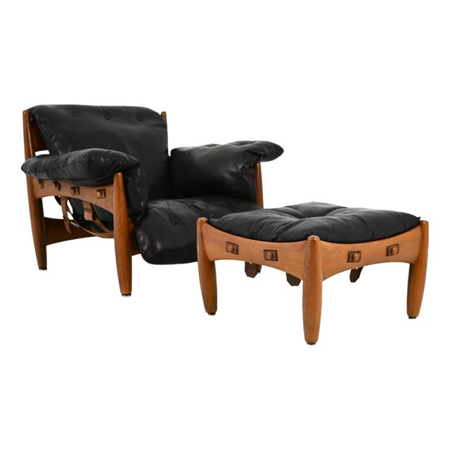 Sheriff Lounge Chairs by Sergio Rodrigues for Isa, 1960s, Set of 2 For Sale