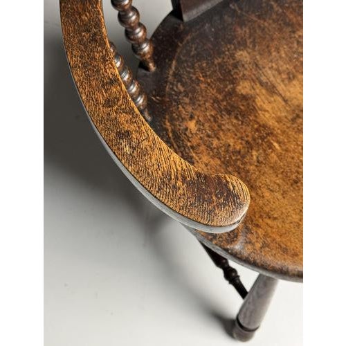 Wood Bobbin Armchair, 1900-1930 For Sale - Image 7 of 18