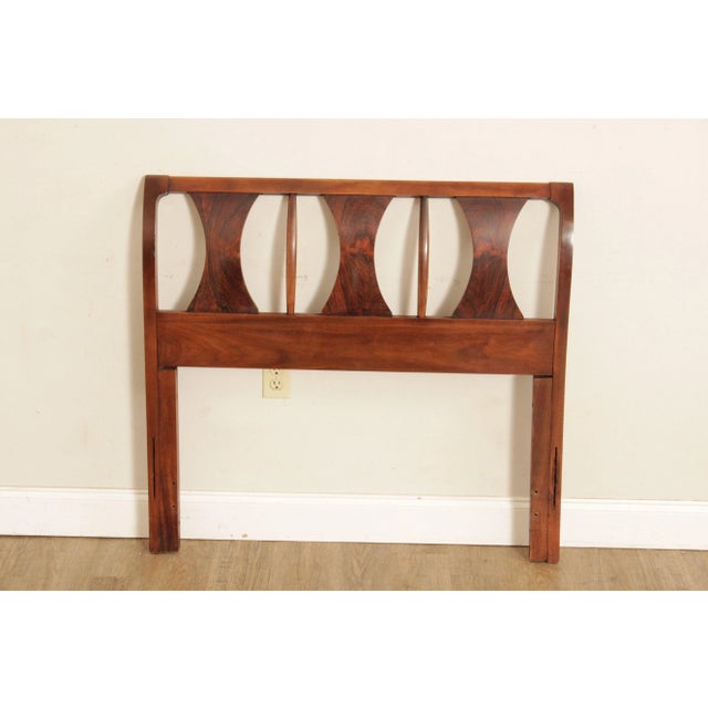 High Quality American Made Solid Walnut, Rosewood and Elm Wood Twin Size Headboard