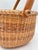 Mid 20th Century Vintage Mid Size Nantucket Wicker Woven Basket For Sale - Image 11 of 11