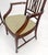Pair of Very Fine Carved Mahogany Open Arm Faux Bamboo Arrows Armchairs MINT For Sale - Image 13 of 16