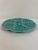Gien 1940s French Gien Turquoise Majolica Oyster Plate For Sale - Image 4 of 11