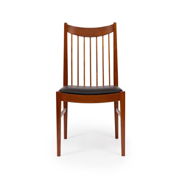 1960s Vintage Arne Vodder Teak Dining Chairs for Sibast Model 422 Danish Mid-Century Set of 4 For Sale - Image 5 of 16