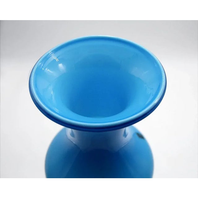 Large Opalino Vase from Venini, 1970s For Sale - Image 6 of 10