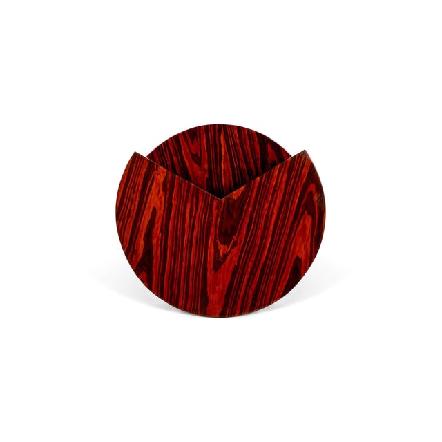 Art Deco Indian Rosewood Side Tables or Nightstands, Set of 2 For Sale - Image 6 of 14