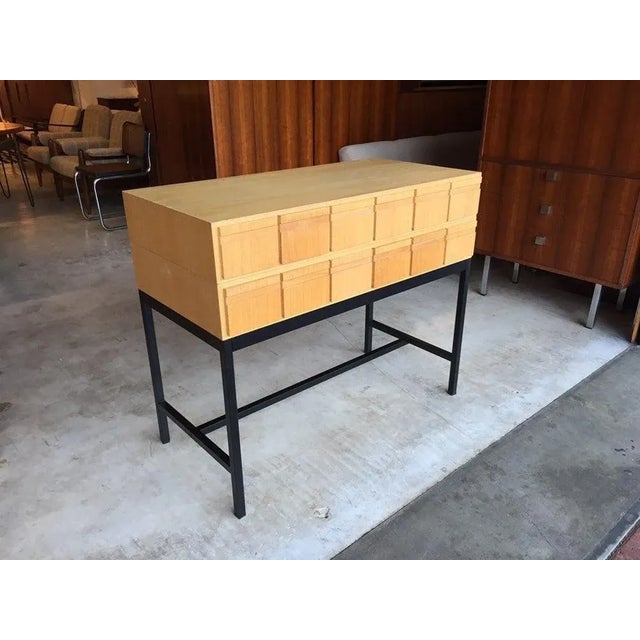 Oak Register Cabinet, 1960s For Sale - Image 6 of 11
