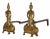 Neoclassical Antique Neoclassical Andirons - A Pair For Sale - Image 3 of 4