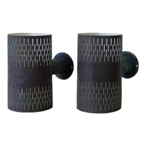 1950s Cooper Wall Lights by Hans Bergström - a Pair