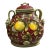 Extra Large Italian Lidded Olive Container, Lion Head and Lemon Tree Motif Fabulous For Sale
