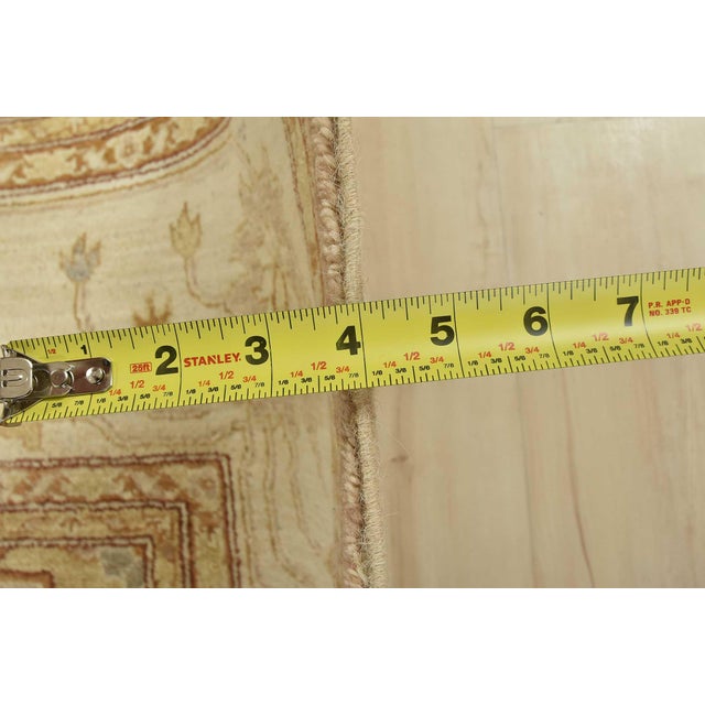 Ziegler Brown Wool Hand-Knotted Rug 8'1'' X 10'1'' For Sale - Image 11 of 12