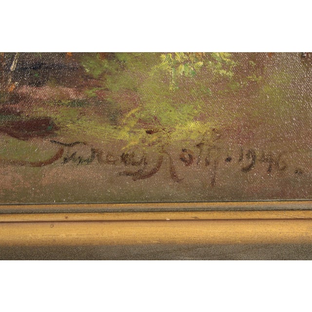 Painting of Emerald Bay in Laguna Beach by Andreas Roth (1871-1949) For Sale - Image 9 of 12