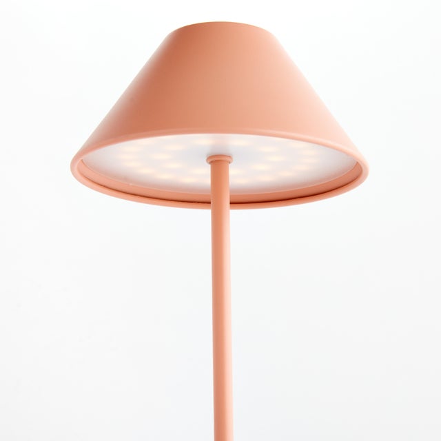 2020s Alluna Cordless Led Lamp 14" - Melon For Sale - Image 5 of 7