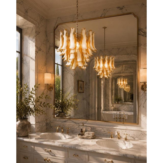 Italian Murano Chandeliers, 1970s, Set of 2 For Sale - Image 9 of 15