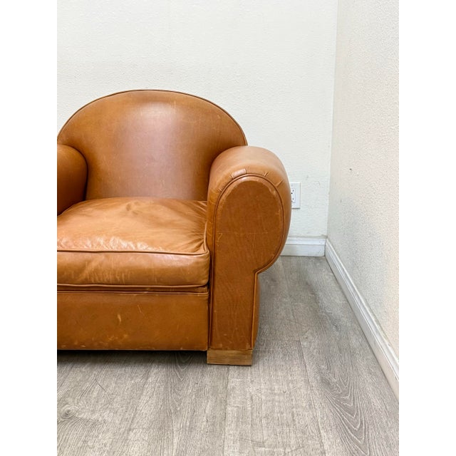 Beautiful pair of vintage leather chairs in excellent vintage condition leather is soft and thick