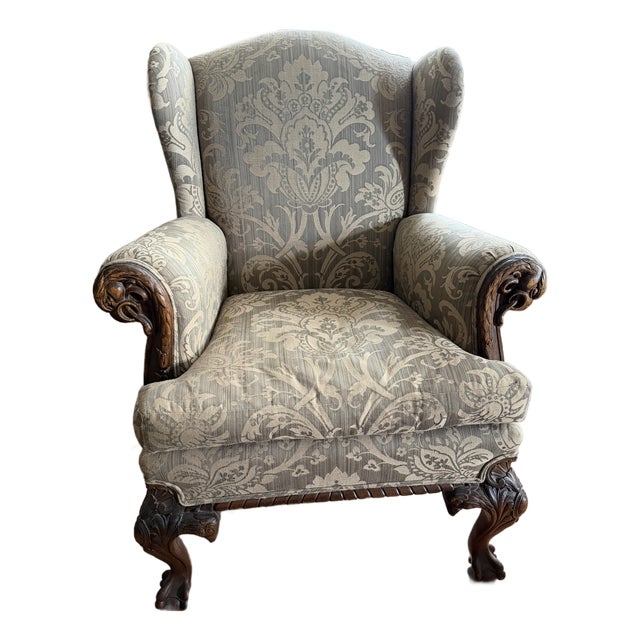 Mike Bell Wingback Chair For Sale