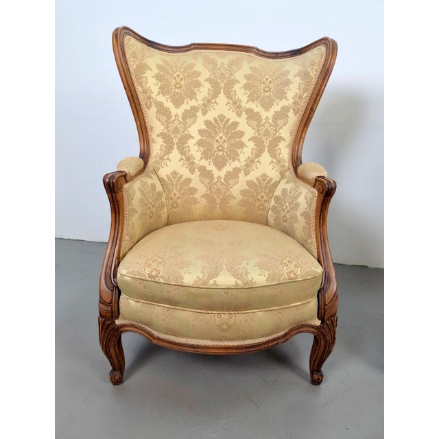 Rococo Style Wingback Armchairs, 1920s, Set of 2 For Sale - Image 6 of 17
