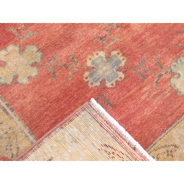 1960s Turkish Oushak Rug For Sale - Image 4 of 5