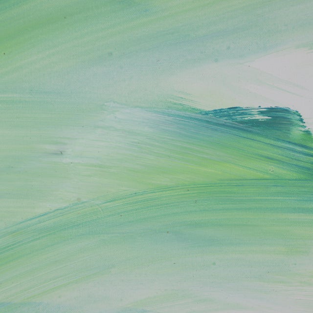 "Emerald Tide" Contemporary Abstract Minimalist Painting For Sale In New York - Image 6 of 8